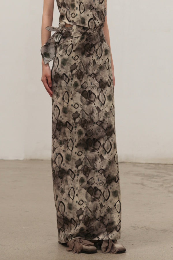 Cortana 25 Spring/Summer ETNA Top/Skirt Spain CTN-SS25-A2274-ELMAS PRINT Skirt (A2274)
